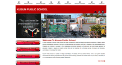 Desktop Screenshot of kusumpublicschool.com